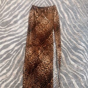 Leopard Print Women's Skirt